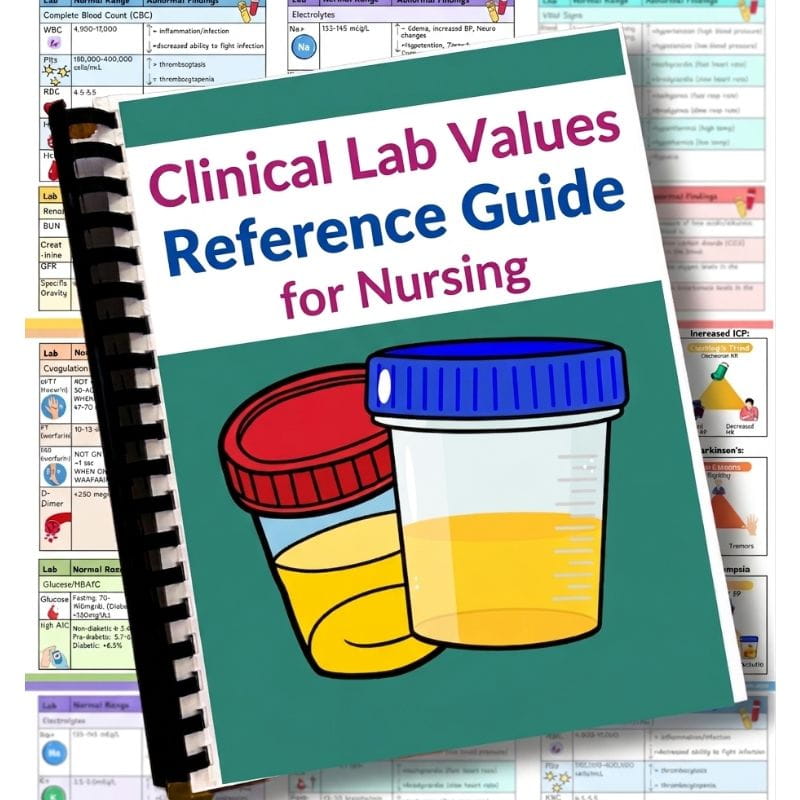 Clinical Lab Values Reference Guide for Nursing-Tutelor