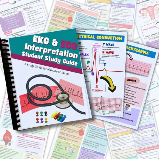 EKG and ECG Interpretation Student Study Guide-Tutelor