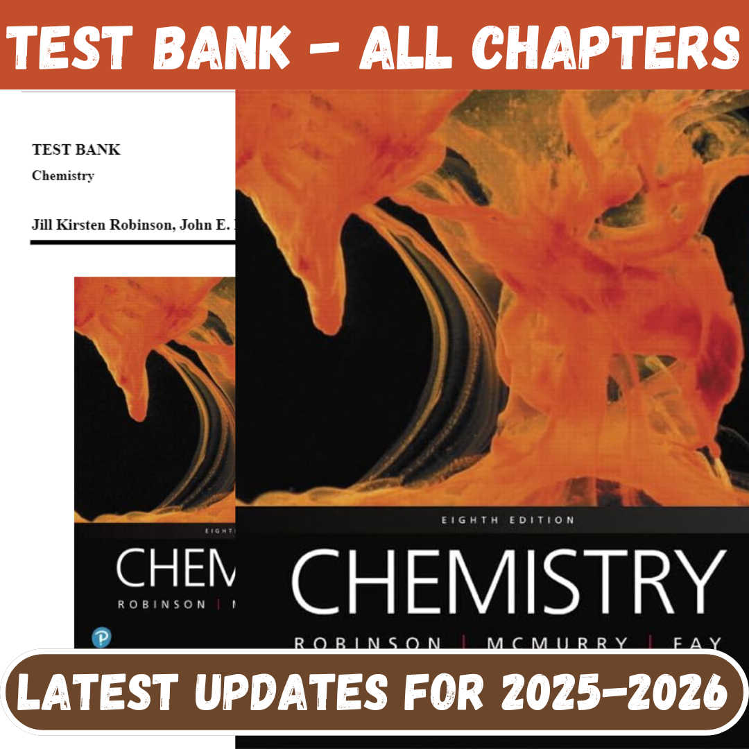 Test Bank for Chemistry, 8th Edition by Robinson-Tutelor