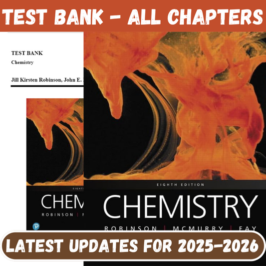 Test Bank for Chemistry, 8th Edition by Robinson-Tutelor