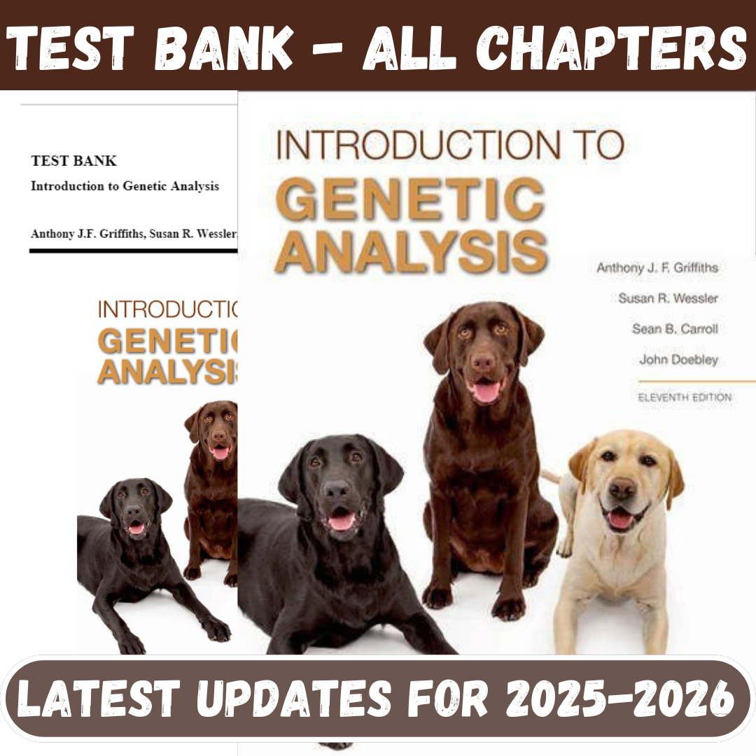 Test Bank for Introduction to Genetic Analysis, 11th Edition by Griffiths-Tutelor